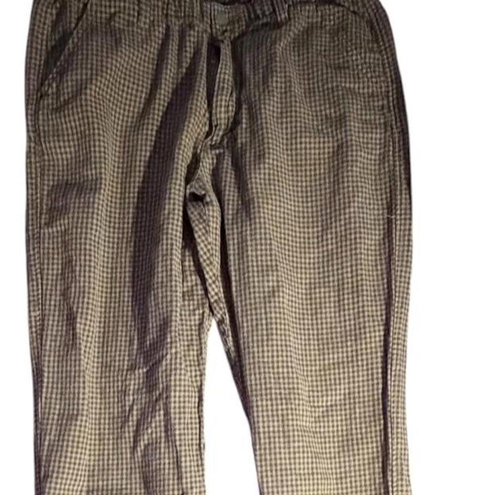 Levis brown and beige checkered chino pants